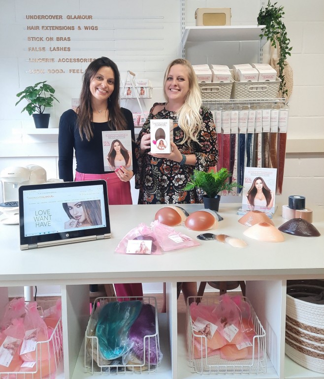 Company Founder Catherine Peck and Operations Manager, Beth Macaulay of Undercover Glamour