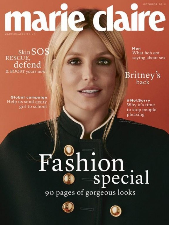 Maire Claire Britiney Spears cover