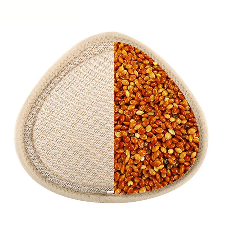 Grass seed breast form