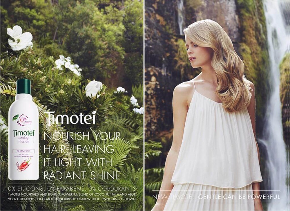Timotei hair advert