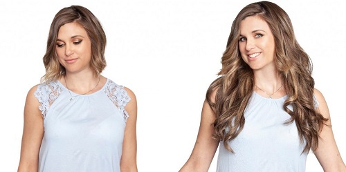 very long hair extensions for short hair