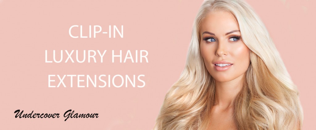 Undercover Glamour clip in hair extensions banner 