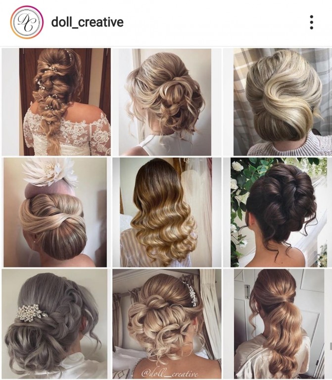 doll creative wedding hair ideas
