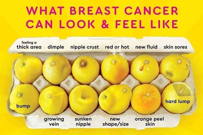 what to look for when checking your breasts for breast cancer awareness