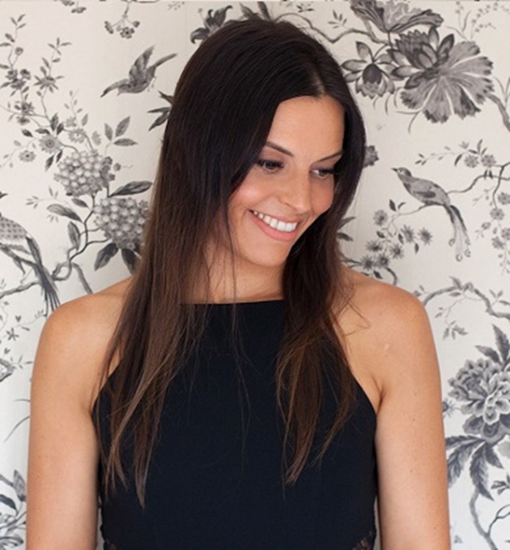 Before Clip in Hair Extensions