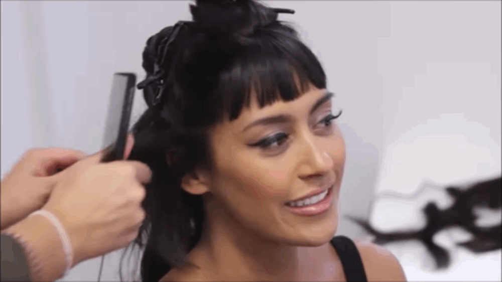 Behind the scenes, hair extensions, natash yexley