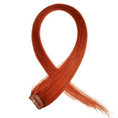 #350 Copper - Clip in Hair Streaks