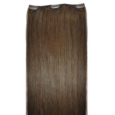 #6 Natural Brunette - Clip in Hair Piece