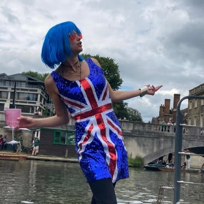 Party Wig - Blue - Short Bob Wig