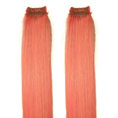 Pale Pink - Clip in Hair Streaks