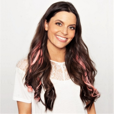 Pale Pink - Clip in Hair Streaks