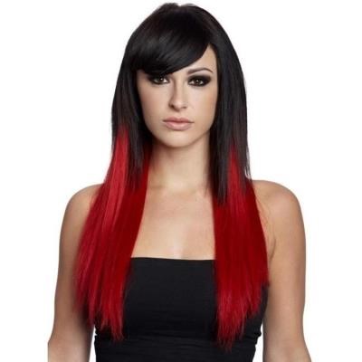 Red - Clip in Hair Piece - 18 inch
