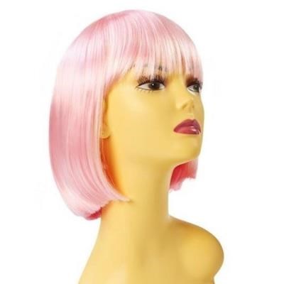 Party Wig - Candyfloss Pink - Short Bob Wig