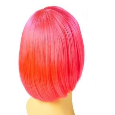 Party Wig - Bright Pink - Short Bob Wig