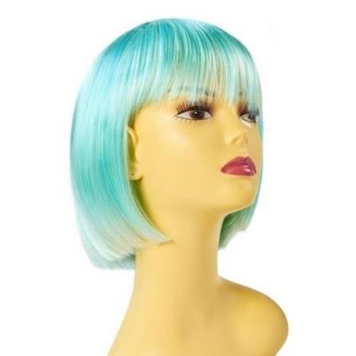 Party Wig - Turquoise - Short Bob Wig