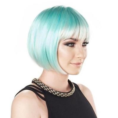 Party Wig - Turquoise - Short Bob Wig