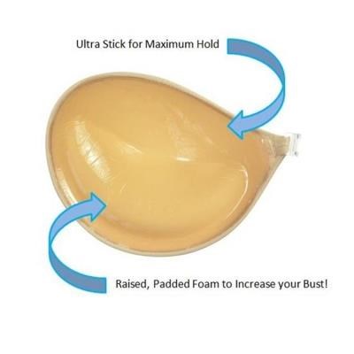 Padded Backless Bra - Stick on Bra, A - DD Cup