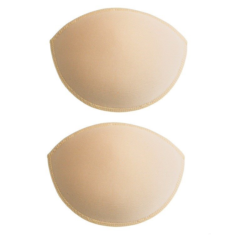 Nude gel insert foam breast enhancers