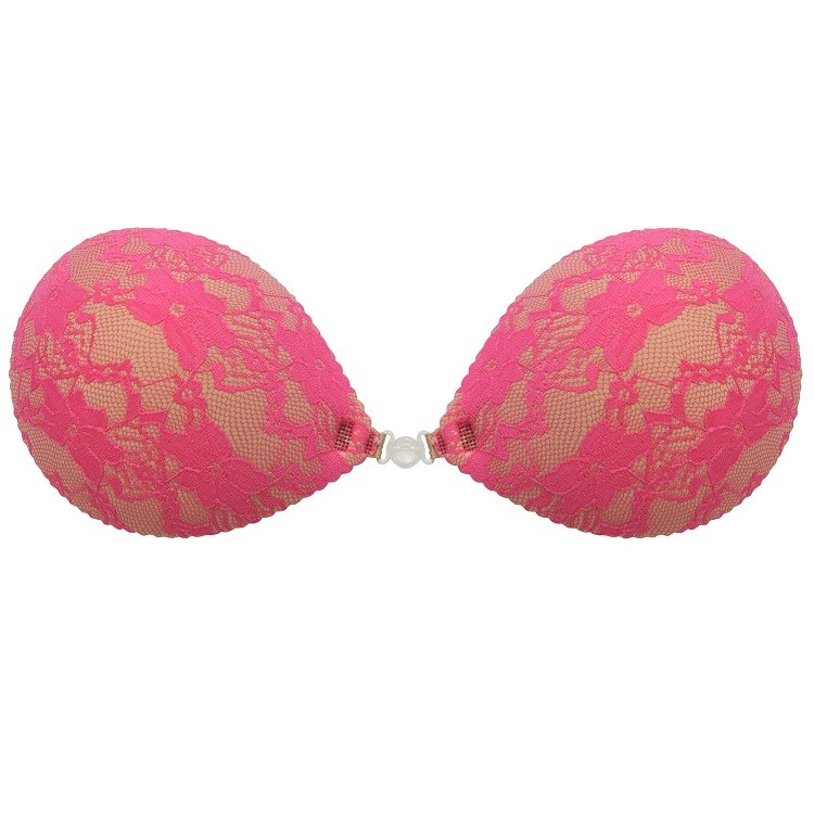 lace stick on push up bra