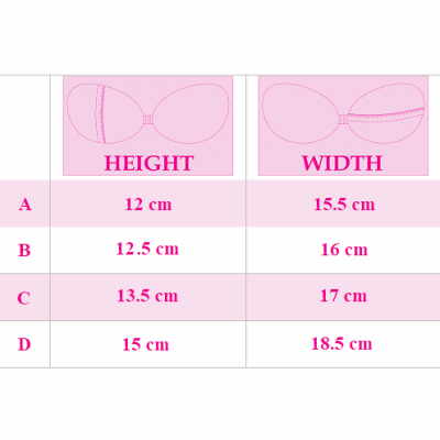 The Prom Bra - Stick on Bra, 32C/ 34B/ 36A Cup
