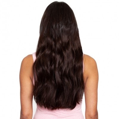 #2 Intense Dark Brunette - Clip in Hair Extensions - Full Head - DELUXE
