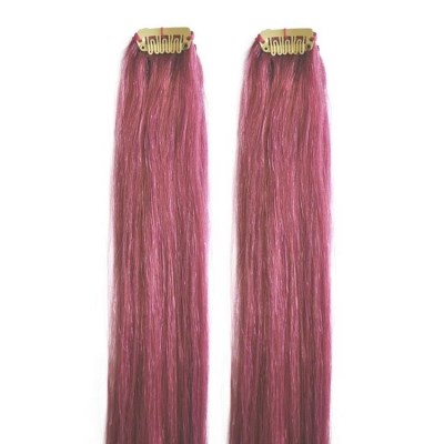 Rose Pink - Clip in Hair Streaks
