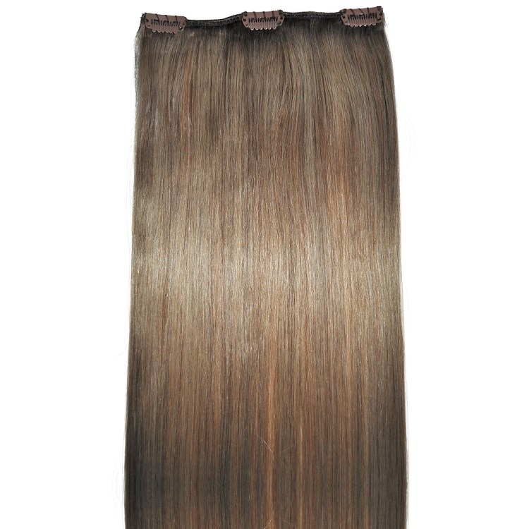 lightest brunette hair extension colour #8