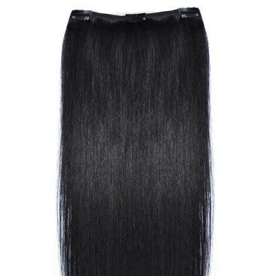 #1 Jet Black - Clip in Hair Piece