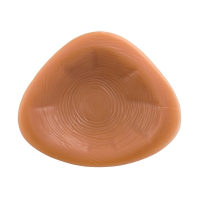 Realistic Triangle Shaped Silicone Breast Forms - Tan