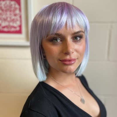 Party Wig - Lilac and Blue - Short Bob