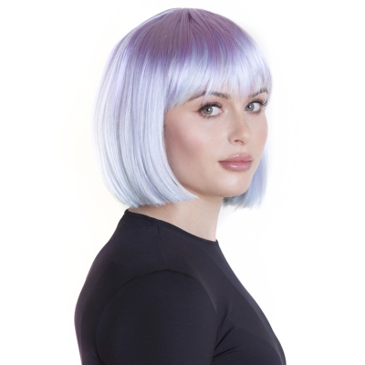 Party Wig - Lilac and Blue - Short Bob