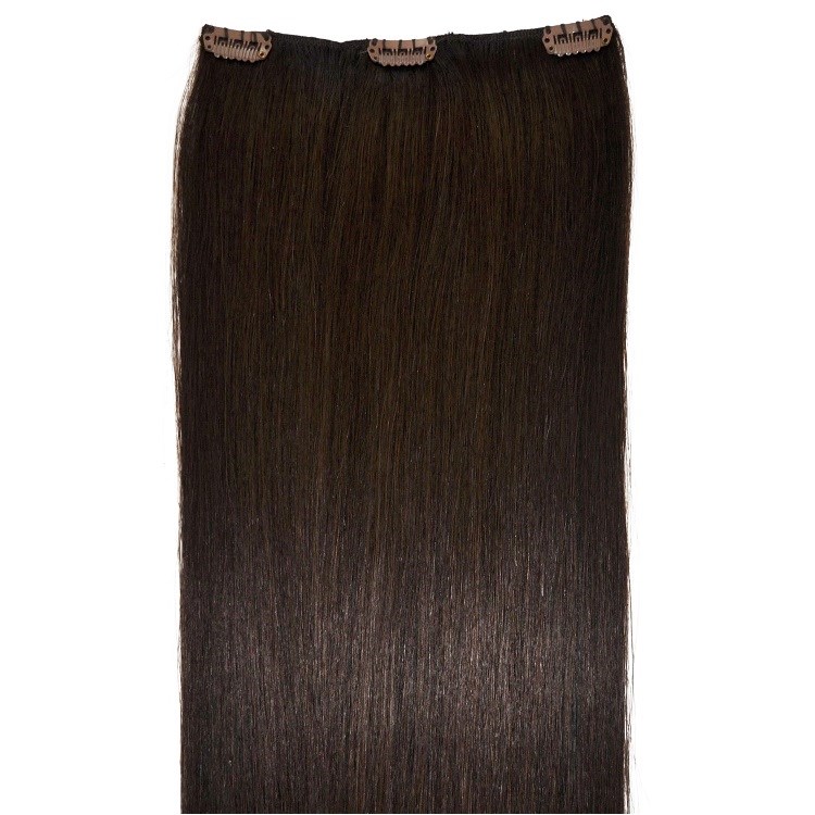 very dark brown hair extension colour